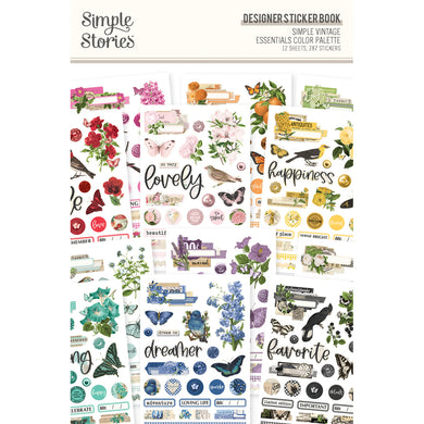 Simple Stories | SV Essentials Color Palette Collection | Designer Sticker Book