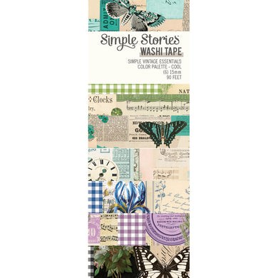 Simple Stories | SV Essentials Color Palette Collection | Washi Tape Cool