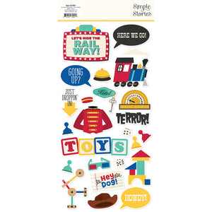 Simple Stories | Say Cheese Tinseltown Collection | Foam Stickers