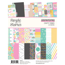 Load image into Gallery viewer, Simple Stories | Crafty Things Collection | 6x8 Paper Pad