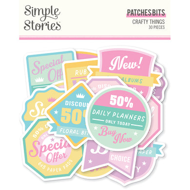 Simple Stories | Crafty Things Collection | Patches Bits