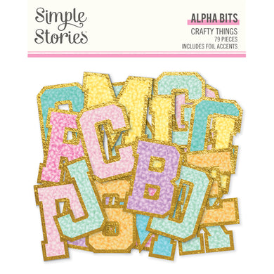 Simple Stories | Crafty Things Collection | Alpha Bits