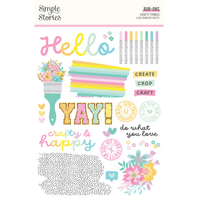 Simple Stories | Crafty Things Collection | Rub-Ons