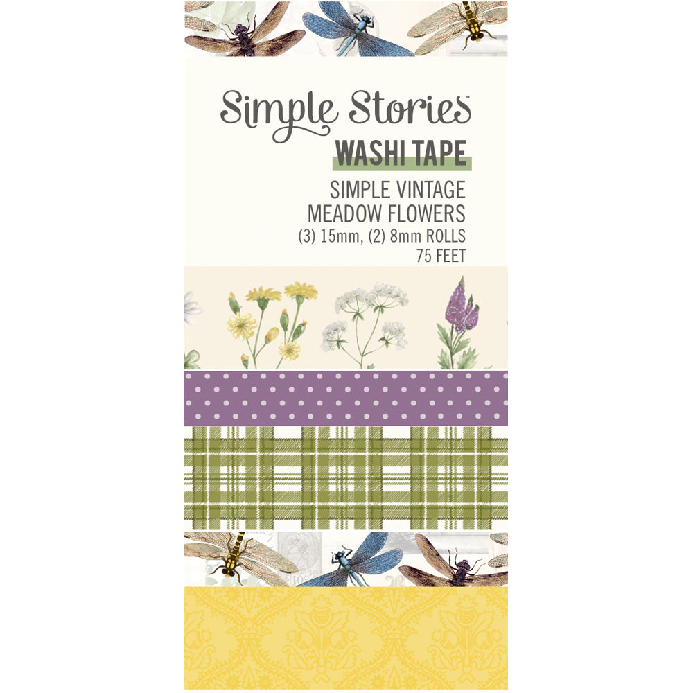 Simple Stories | Simple Vintage Meadow Flowers Collection | Washi Tape