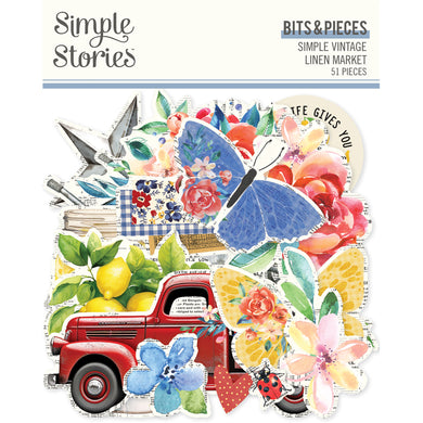 Simple Stories | Simple Vintage Linen Market Collection | Bits & Pieces