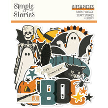 Load image into Gallery viewer, Simple Stories | Simple Vintage Scary Stories - Bits &amp; Pieces Die Cuts