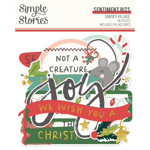 Simple Stories | Santa's Village - Sentiment Bits