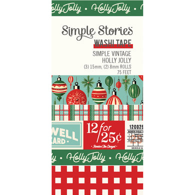 Simple Stories | Simple Vintage Holly Jolly - Washi Tape