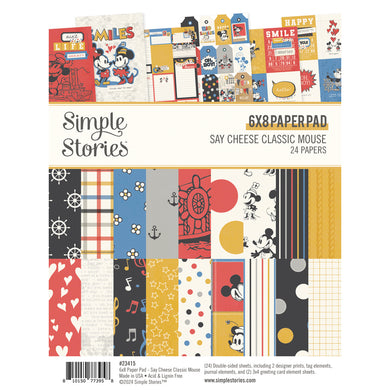 Simple Stories | Say Cheese Classic Mouse - 6x8 Paper Pad