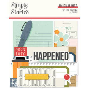 *PRE-ORDER* Simple Stories | For The Record - Journal Bits - SHIPPING 11/22