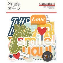 Load image into Gallery viewer, *PRE-ORDER* Simple Stories | For The Record - Sentiments Bits - SHIPPING 11/22