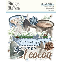 Load image into Gallery viewer, *PRE-ORDER* Simple Stories | SV Fresh Snow - Bits &amp; Pieces - SHIPPING 11/22