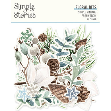 *PRE-ORDER* Simple Stories | SV Fresh Snow - Floral Bits - SHIPPING 11/22