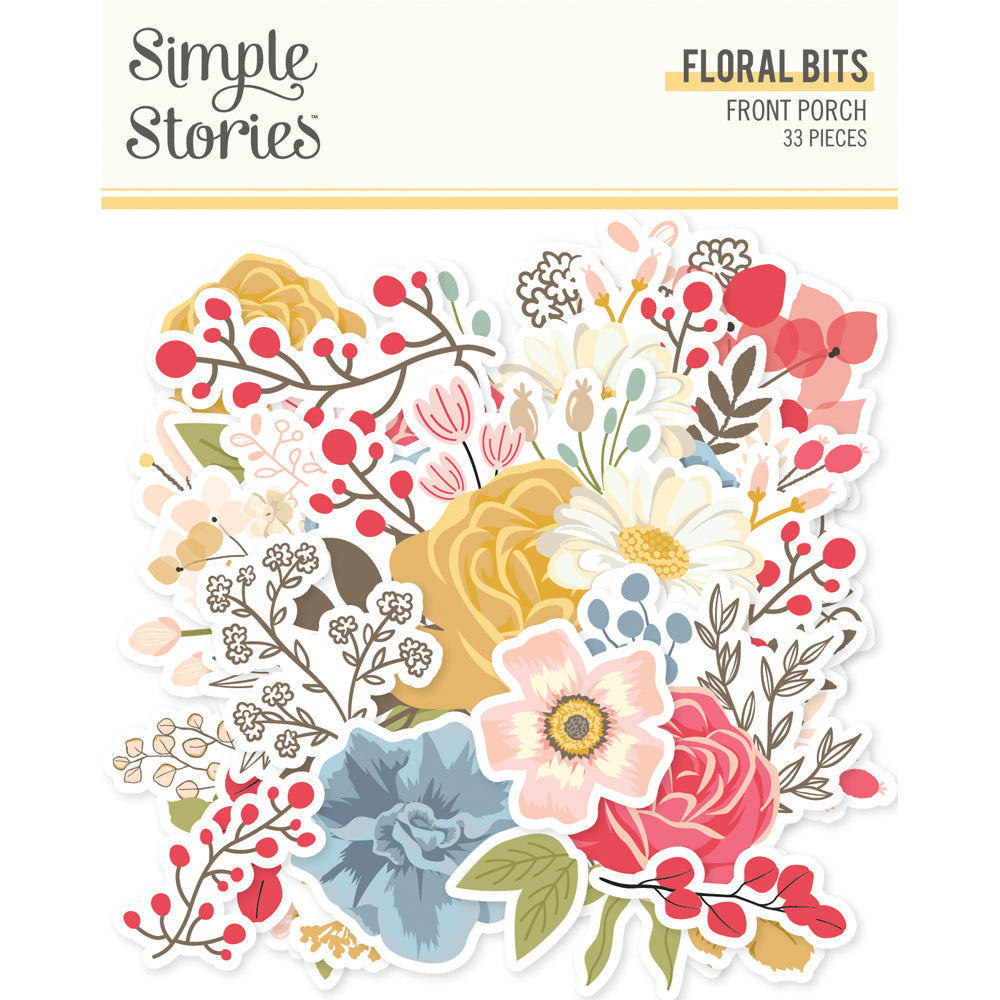 *PRE-ORDER* Simple Stories | Front Porch - Floral Bits  - SHIPPING 11/22