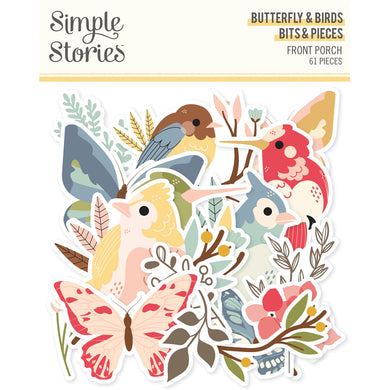 *PRE-ORDER* Simple Stories | Front Porch - Butterfly & Birds Bits & Pieces  - SHIPPING 11/22