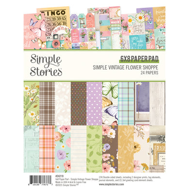 Simple Stories | SV Flower Shoppe - 6x8 Paper Pad