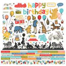Load image into Gallery viewer, Simple Stories | Classic Pooh Birthday - 12x12 Cardstock Stickers