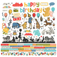 Simple Stories | Classic Pooh Birthday - 12x12 Cardstock Stickers