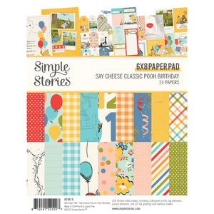 Simple Stories | Classic Pooh Birthday - 6x8 Paper Pad