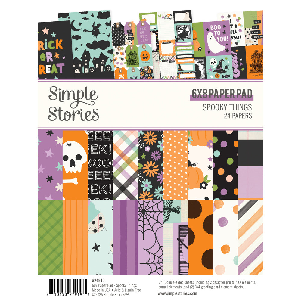 Simple Stories | Spooky Things - 6x8 Paper Pad