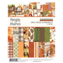 Load image into Gallery viewer, Simple Stories | Simple Vintage Autumn Breeze - 6x8 Paper Pad