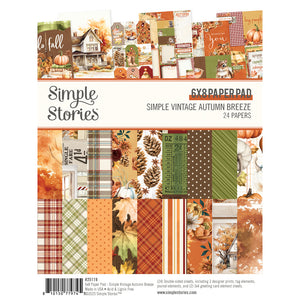 Simple Stories | Simple Vintage Autumn Breeze - 6x8 Paper Pad