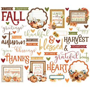 Simple Stories | Simple Vintage Autumn Breeze - Sentiments Bits