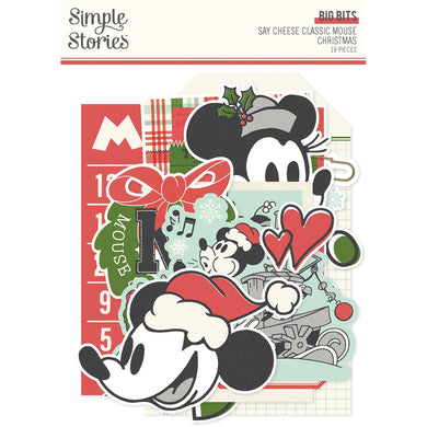 Simple Stories | Say Cheese Classic Mouse Christmas | Big Bits - ON REORDER, SHIPPING WEEK OF 9/8