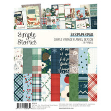 Load image into Gallery viewer, Simple Stories | SV Flannel Season - 6x8 Paper Pad