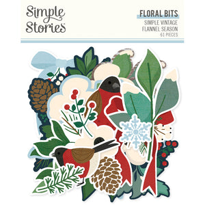 Simple Stories | SV Flannel Season | Floral Bits & Pieces