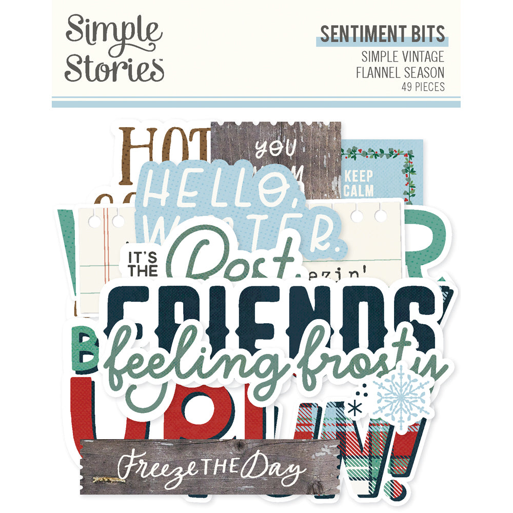 Simple Stories | SV Flannel Season | Sentiment Bits