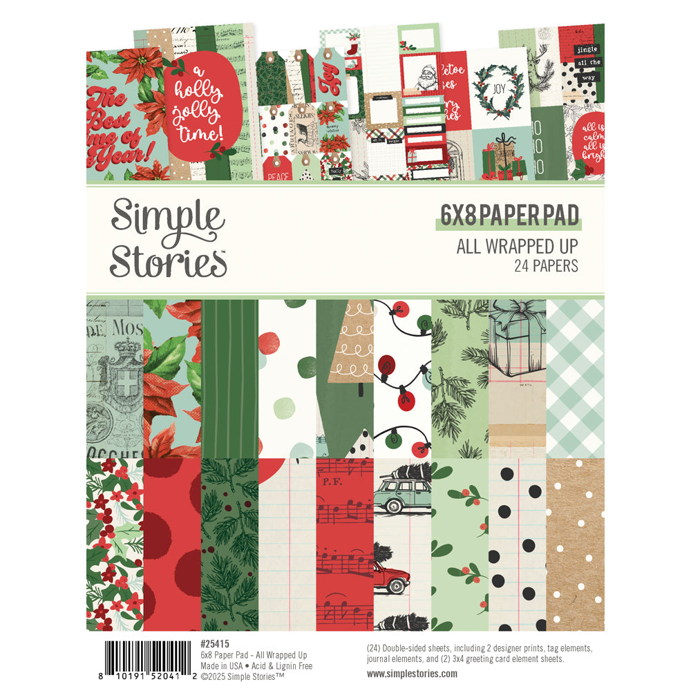 Simple Stories | All Wrapped Up - 6x8 Paper Pad