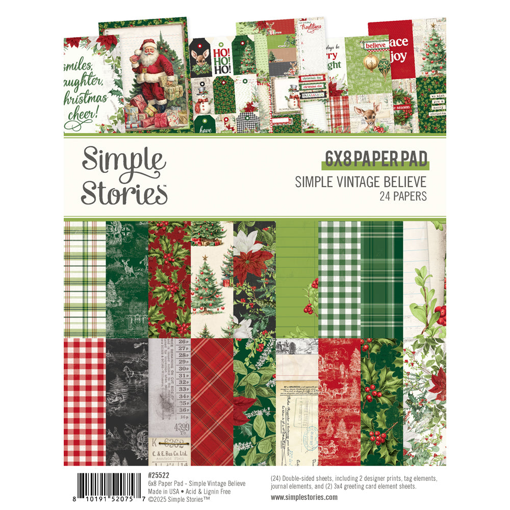 Simple Stories | SV Believe - 6x8 Paper Pad