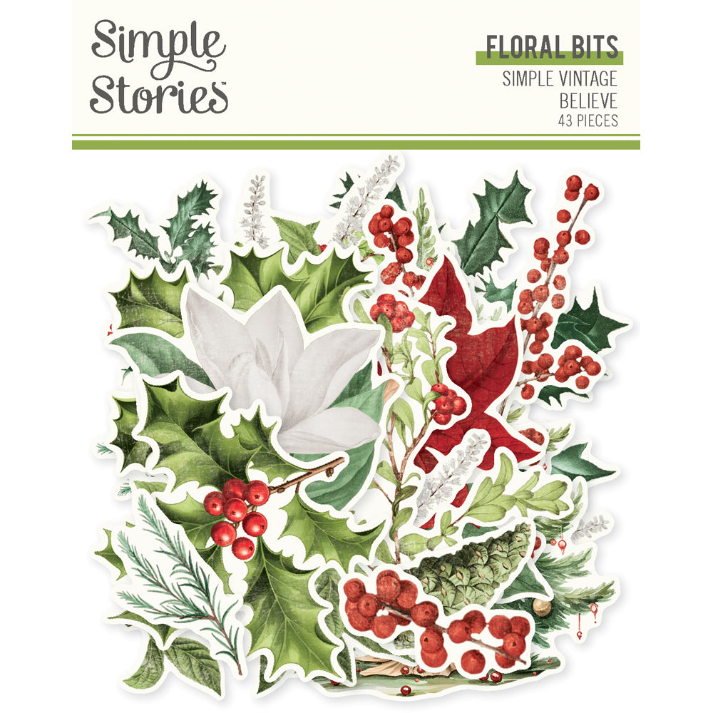Simple Stories | SV Believe | Floral Bits & Pieces