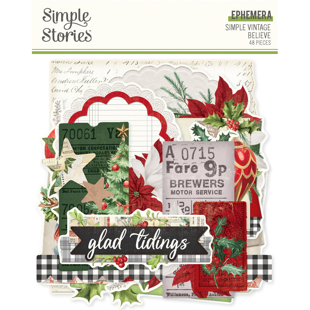 Simple Stories | SV Believe | Ephemera Bits