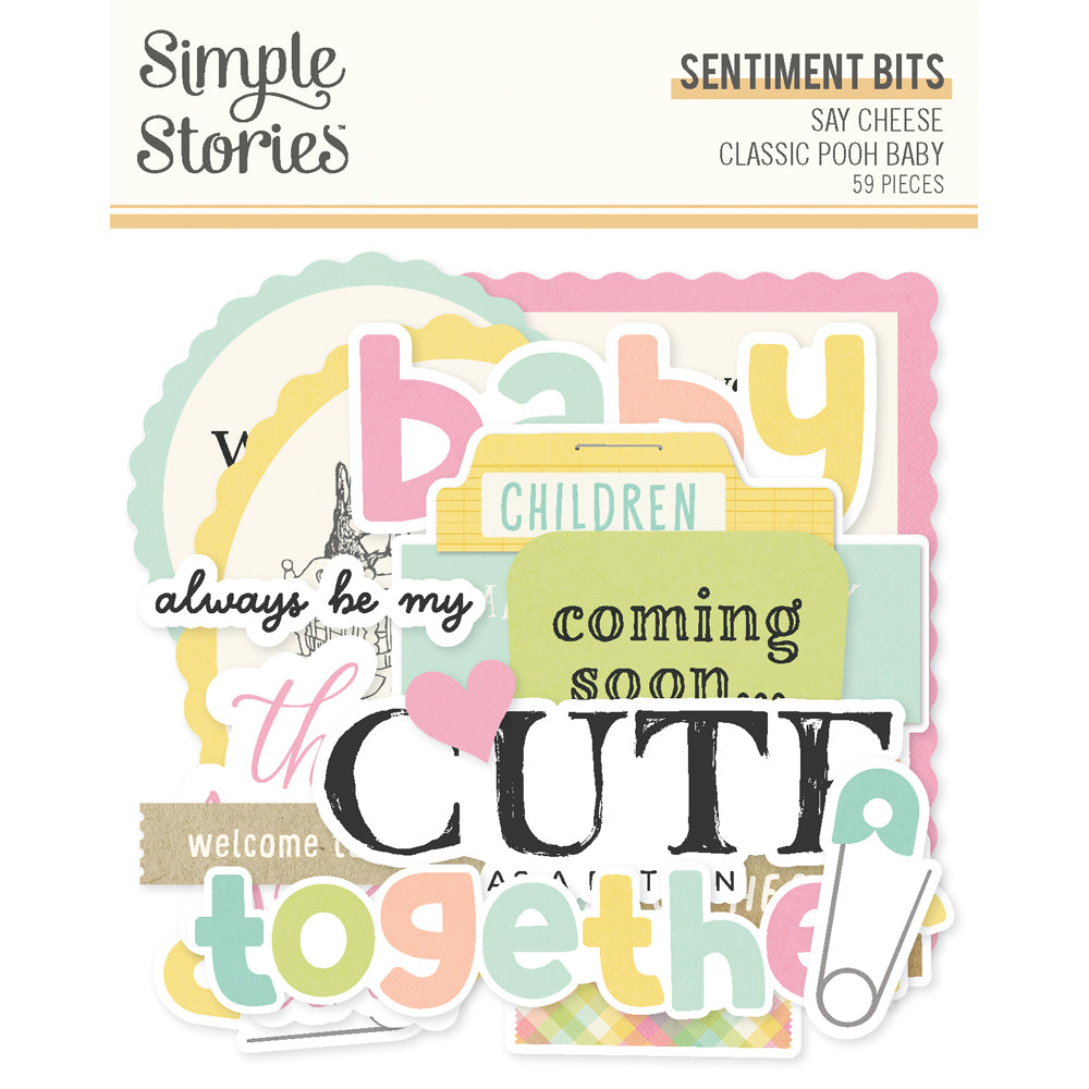 Simple Stories | Classic Pooh Baby - Sentiment Bits