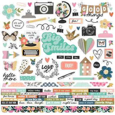 Simple Stories | Take Note - 12x12 Cardstock Stickers