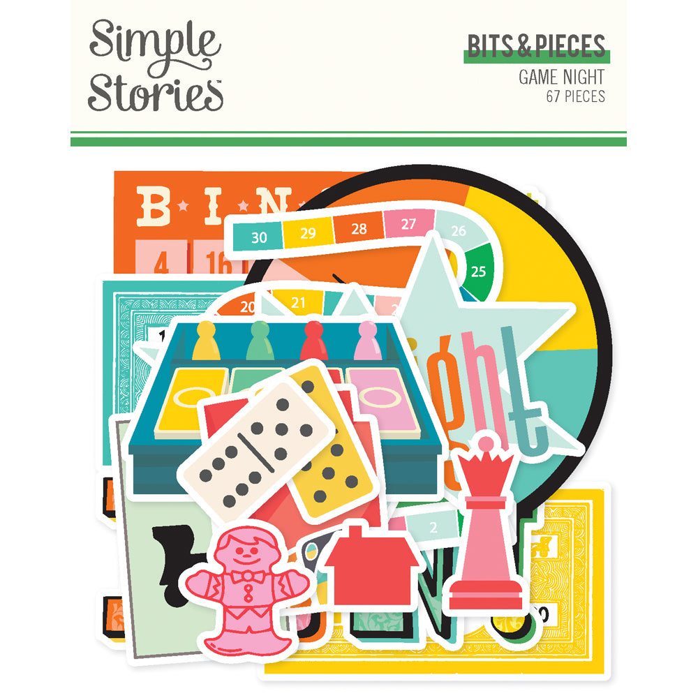 Simple Stories | Game Night - Bits & Pieces