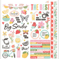 Simple Stories | Pink Lemonade - Cardstock Stickers - Icons