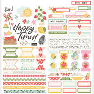 Simple Stories | Pink Lemonade - Cardstock Stickers - Basics