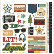 Simple Stories | Rustic Legend - Cardstock Stickers - Icons