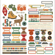 Simple Stories | Rustic Legend - Cardstock Stickers - Basics