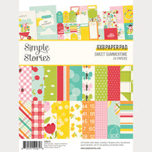 Load image into Gallery viewer, Simple Stories | Sweet Summertime - 6x8 Paper Pad