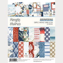 Load image into Gallery viewer, Simple Stories | Simple Vintage Sand &amp; Sea - 6x8 Paper Pad