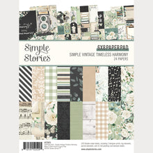 Load image into Gallery viewer, Simple Stories | Simple Vintage Timeless Harmony - 6x8 Paper Pad