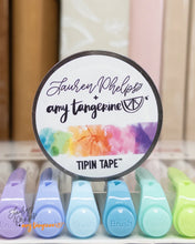 Load image into Gallery viewer, Tip In Tape™ Clear Matte PET Tape - Watercolor RAINBOW