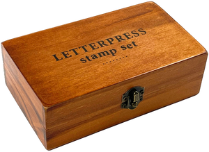Letterpress 70 Piece Stamp Set