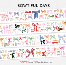 Load image into Gallery viewer, Rongrong | Bowtiful Days Pre-cut Japanese Washi Tape - 3.O