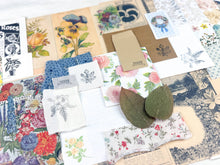 Load image into Gallery viewer, Botany and Nature Ephemera Pack for Junk Journaling