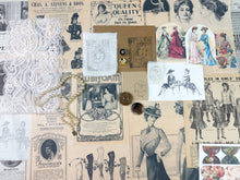 Load image into Gallery viewer, Fashion Ephemera Pack for Junk Journaling
